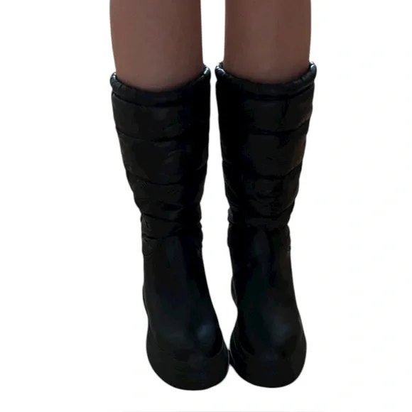 Noize Aya Puffer Boot Mid Calf Black Winter Warm Padded Cozy Quilted Women’s 9 - Picture 15 of 16